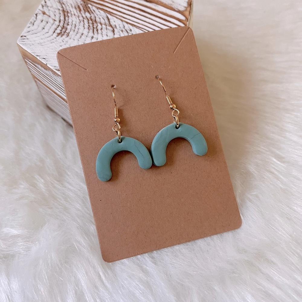 Blue Rainbow Earrings